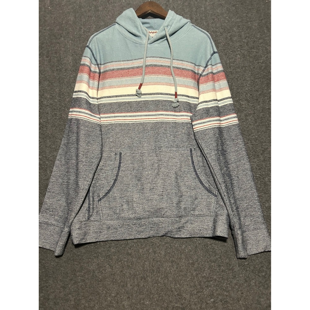 Fatface hoodie pullover mens casual size Xl regular striped cotton